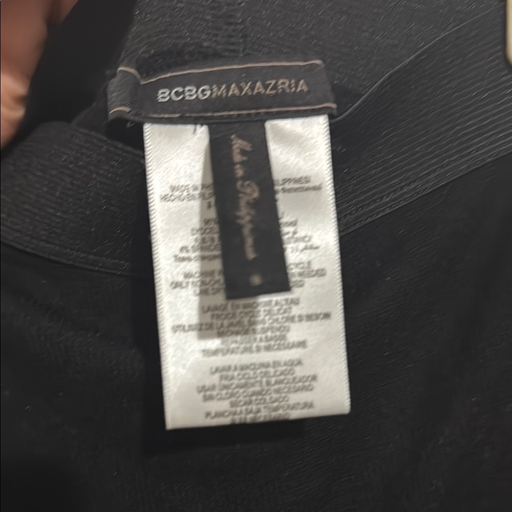 BCBGMaxAzria Black Layered Midi Skirt - Picture 4 of 4